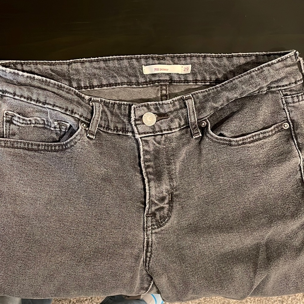Levi’s 711 grey-wash skinny jean